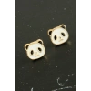 Panda Mineli Minik Küpe