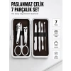 Paslanmaz Çelik Kişisel Bakım Seti – 7 Parça