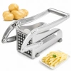PATATO-CHIPPER MANUEL PATATES - SEBZE DİLİMLEME MAKİNESİ KOMPLE METAL ÜSTTEN KOLLU (4887)