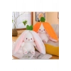 Peluş Havuç Tavşan Çantalı 50 cm Sevimli Havuç Tavşan Hediyelik