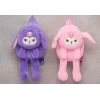 Peluş Işıklı Oynar Kulaklı Kuromi Sırt Çantası