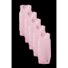 Pembe Askılı Body Zıbın 2-7 YAŞ Çocuklar İçin (5 ADET) Alttan Çıtçıtlı Özel Gereksinimli