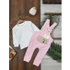 PEMBE LASTİKLİ PAÇA, PAMUKLU, DESENLİ, MEVSİMLİK, GÜNLÜK, KIZ ÇOCUK & BEBEK TULUM