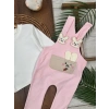 PEMBE LASTİKLİ PAÇA, PAMUKLU, DESENLİ, MEVSİMLİK, GÜNLÜK, KIZ ÇOCUK & BEBEK TULUM