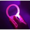 Pembe Led Işıklı Baskı Yapılabilen Pilli Bileklik Bilezik 1,5 cm Genişlik