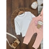 Pembe Renk Kız Bebek & Çocuk Pamuklu 2 Parça Tulum