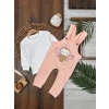 Pembe Renk Kız Bebek & Çocuk Pamuklu 2 Parça Tulum