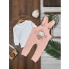 Pembe Renk Kız Bebek & Çocuk Pamuklu 2 Parça Tulum