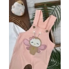 Pembe Renk Kız Bebek & Çocuk Pamuklu 2 Parça Tulum