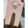 Pembe Renk Kız Bebek & Çocuk Pamuklu 2 Parça Tulum