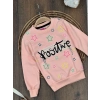 PEMBE RENK POSİTİVE MEVSİMLİK SWEATSHIRT