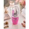 Pembe Tırnak Bakım Seti Cımbız Makas Tırnak Makası Ve Törpü İçeren Kit