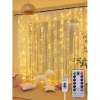 Perde Led 10 Sarkıtlı USB li 3 Metre Kumandalı 8 Modlu (3 mt X 3 mt ) Peri Led