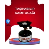 Piknik Ve Doğa Yürüyüşü İçin Taşınabilir Kamp Ocağı