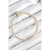 Pirinç Charm Zirkon Taşlı Yıldız Model Gold Renk Kadın Bileklik - TJ-BB7810