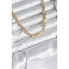 Pirinç Gold Renk 60 cm Zincir Kadın Kolye - TJ-BKO10600