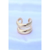 Pirinç Gold Renk Ayarlanabilir Şerit Yüzük - TJ-BYK3172