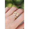 Pirinç Gold Renk Ayarlanabilir Yüzük - TJ-BYK3176