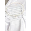 Pirinç Gold Renk Choker Model Zirkon Taşlı Kadın Kolye - TJ-BKO10817