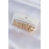 Pirinç Gold Renk Minimal Tırtıklı Küpe Seti - TJ-BKP8990