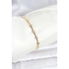 Pirinç Gold Renk VIP Seri Punta Model Zirkon Taşlı Kadın Bileklik - TJ-BB8269