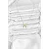 Pirinç Gold Renk Yıldız Minimal Kadın Kolye - TJ-BKO10797