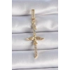 Pirinç Gold Renk Zirkon Taş Detaylı Elif Model Anka Kuşu Figür Ajda Charm - TJ-BC1013
