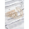 Pirinç Halka Model Gold Renk Kadın Set Küpe - TJ-BKP11047