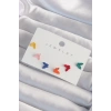 Pirinç Rengarenk Mineli Minimal Kelebek Küpe Seti - TJ-BKP9318