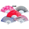 Plastik Kumaş Yelpaze 12li Karışık