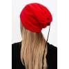 Polar Unisex İpli Bere ve Boyunluk Kırmızı