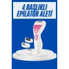 Profesyonel 4in1 Çok Amaçlı Epilasyon Aleti Şarjlı Pratik Taşınabilir