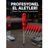 Profesyonel 7 Parça Tornavida Seti Ergonomik Saplı El Aleti