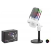 Profesyonel Mikser Kontrollü Gaming Rgb Mikrofon 24 Bit Çinko Alaşım Gövde Type-C - Beyaz ME6SW