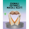 Profesyonel Ovmalı Masaj Aleti Isıtmalı Vücut Masajı İçin Pratik Kullanım