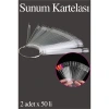 Protez Tırnak Sunum Kartelası Şeffaf 100 Lü