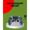 Ps4 Kablosuz Oyun Kolu Gecikmesiz Bağlantılı Ergonomik Tasarımlı