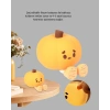 Pumpkin Led Gece Lambası Üç Kademeli Işık Ayarlı