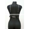 Püskül Ve Deri Büstiyer Harness, Püsküllü Clubwear, Deri Büstiyer - Brf767