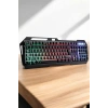 Q Klavye Rgb Işıklı Klavye Ve Mouse Seti Kablolu Mouse Hediyeliş
