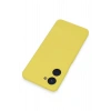 Realme 10 4G Kılıf Nano içi Kadife Silikon - Sarı