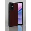 Realme 12 Lite Kılıf Aras Deri Kapak - Bordo