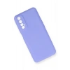 Realme 7 Kılıf First Silikon - Lila
