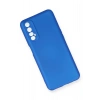 Realme 7 Kılıf First Silikon - Mavi