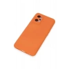 Realme 9i 4G Kılıf Nano içi Kadife Silikon - Turuncu