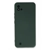 Realme C11 2021 Kılıf Nano içi Kadife Silikon - Koyu Yeşil