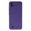 Realme C11 2021 Kılıf Nano içi Kadife Silikon - Mor
