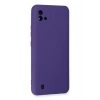 Realme C11 2021 Kılıf Nano içi Kadife Silikon - Mor
