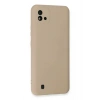 Realme C11 2021 Kılıf Nano içi Kadife Silikon - Pudra