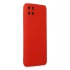 Realme C11 Kılıf Nano içi Kadife Silikon - Kırmızı